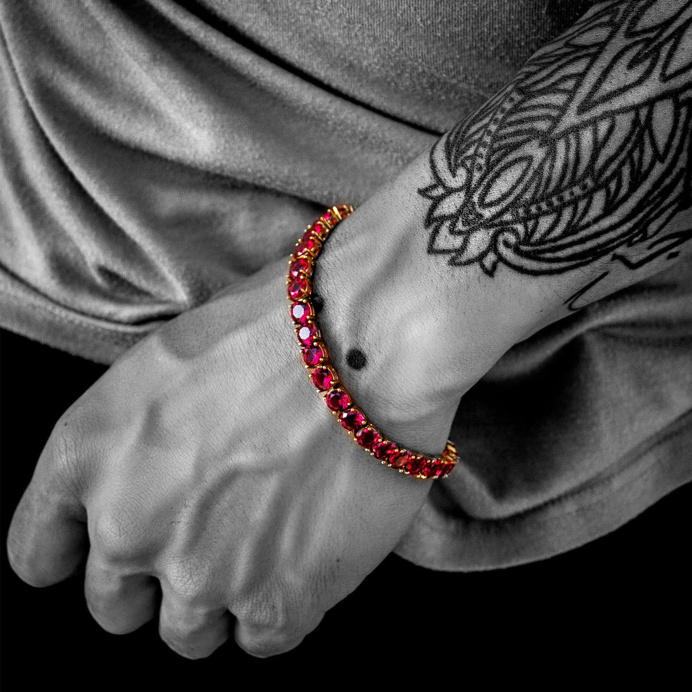 Bracelet - Blood Diamond Tennis Bracelet X Gold