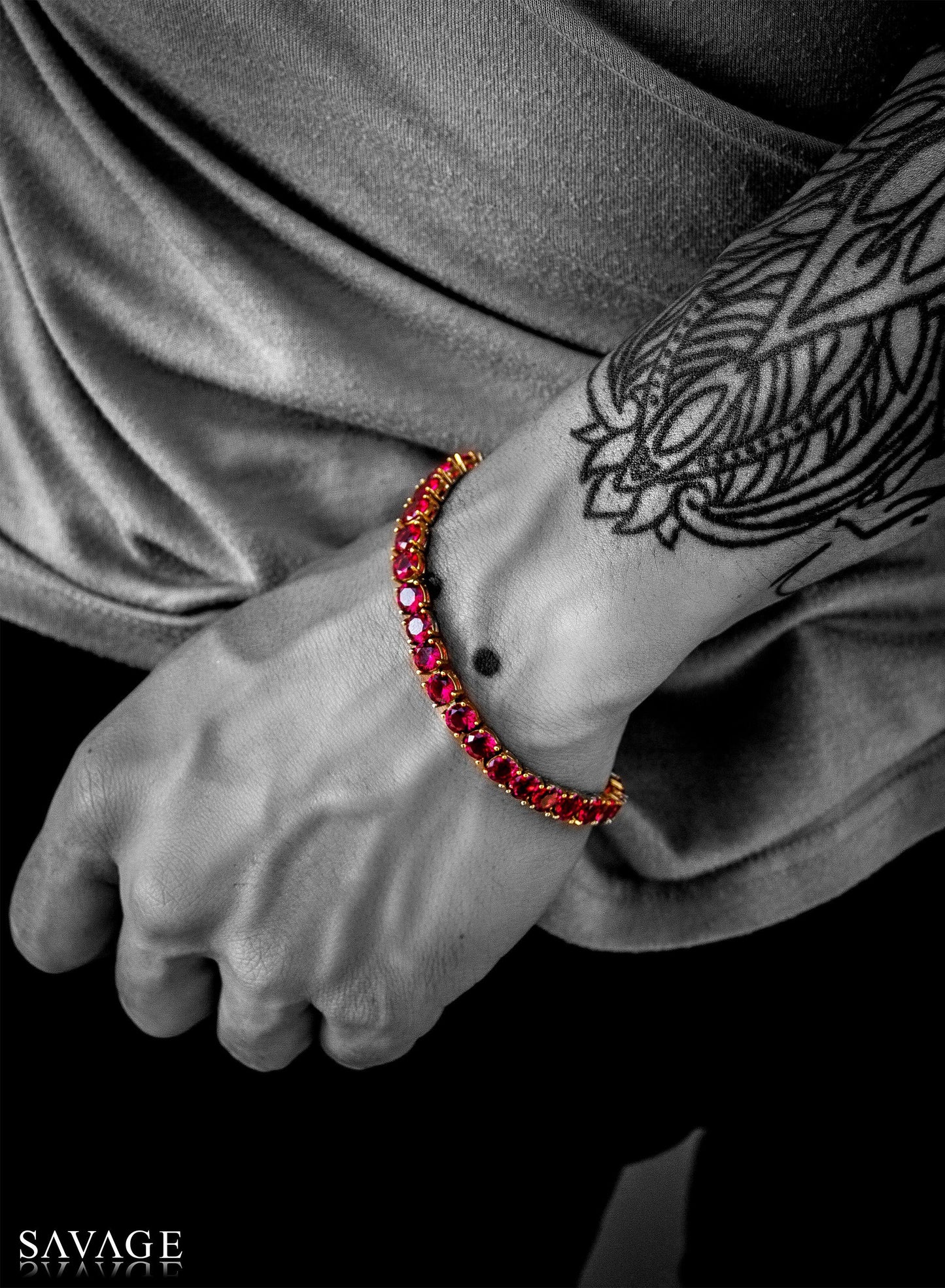 Bracelet - Blood Diamond Tennis Bracelet X Gold