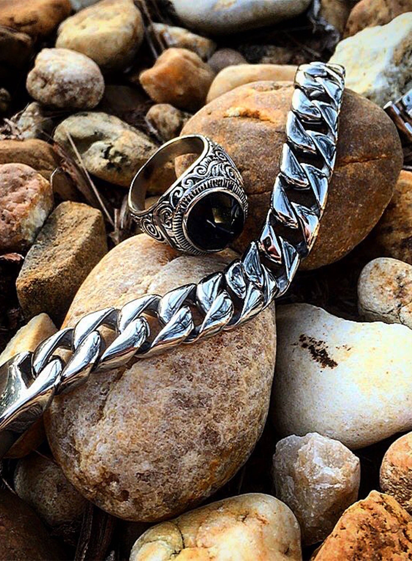 Bracelet - Smooth Curb X Stainless