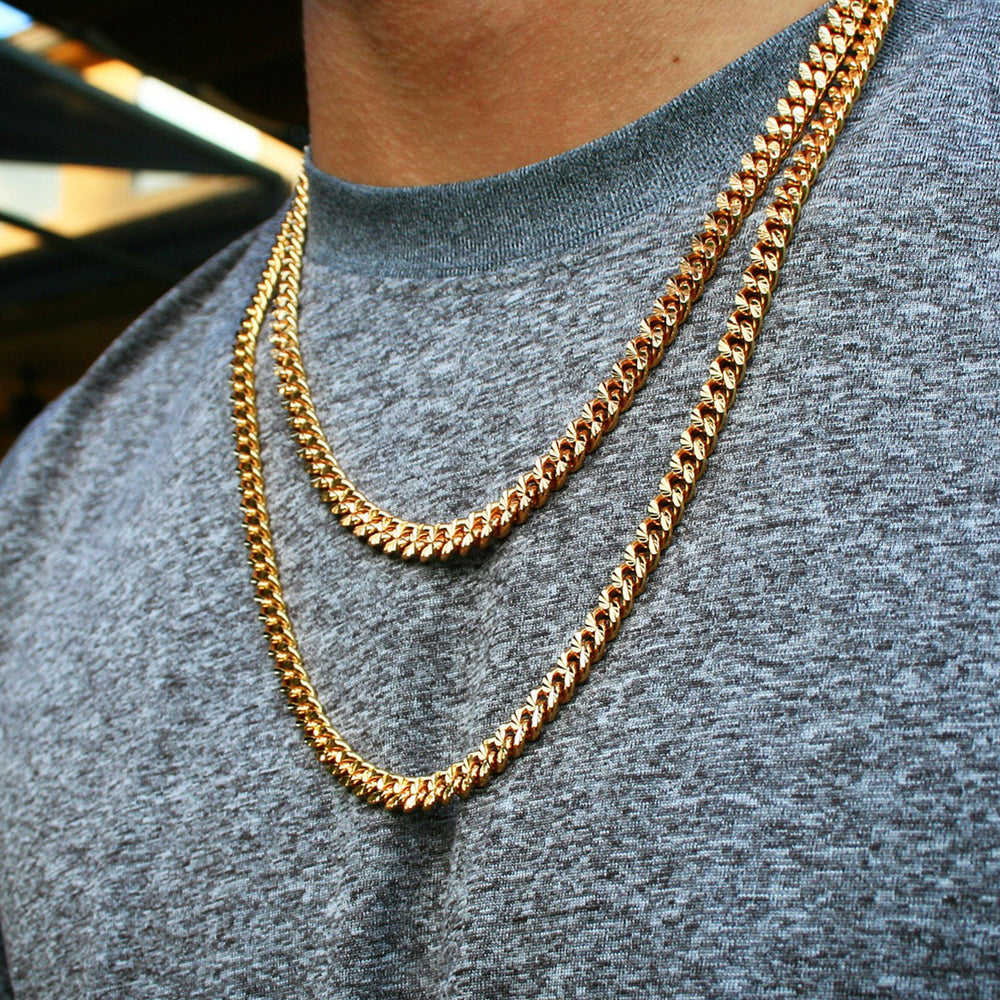 Necklace - Apache Chains Layered Set X 18k Gold
