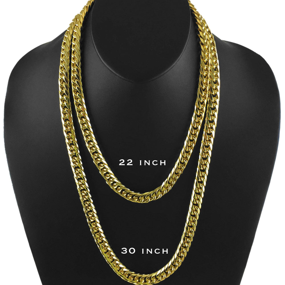 
                  
                    Necklace - Cuban Link Chain & Bracelet Set X Gold
                  
                