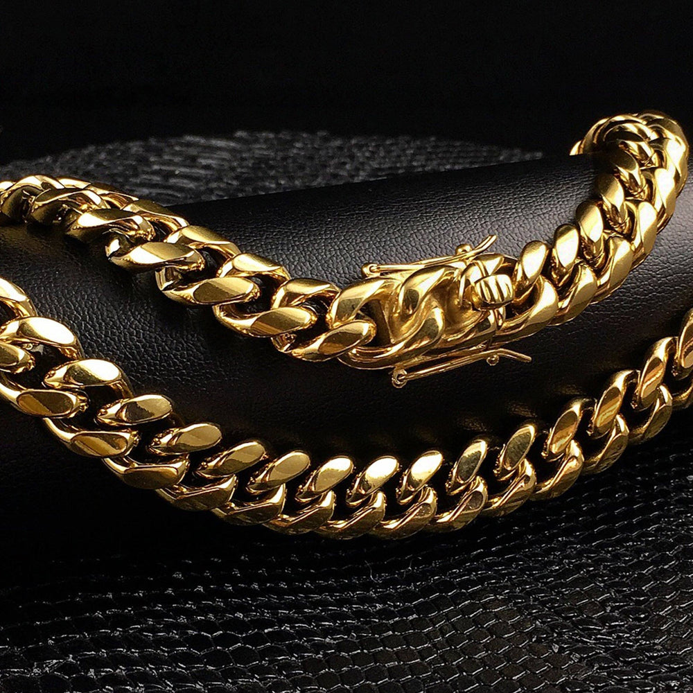 
                  
                    Necklace - Cuban Link Set X Gold
                  
                