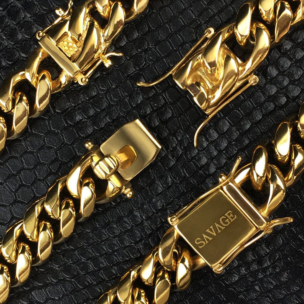 
                  
                    Necklace - Cuban Link Set X Gold
                  
                