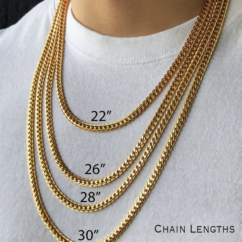 Necklace - Cuban Links Layered Set X BLΛCK Edition