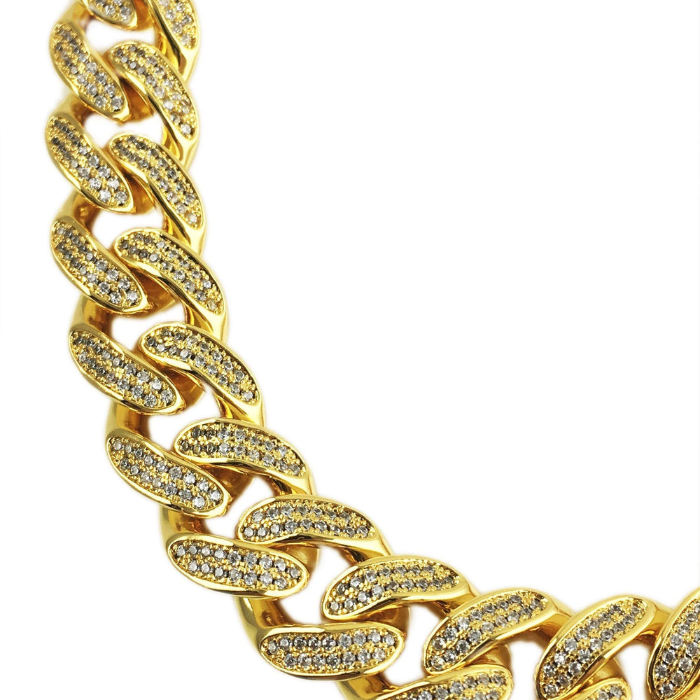 
                  
                    Necklace - Diamond Cuban Link Chain X 18k Gold
                  
                