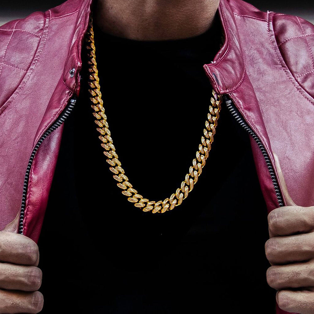 
                  
                    Necklace - Diamond Cuban Link Chain X 18k Gold
                  
                