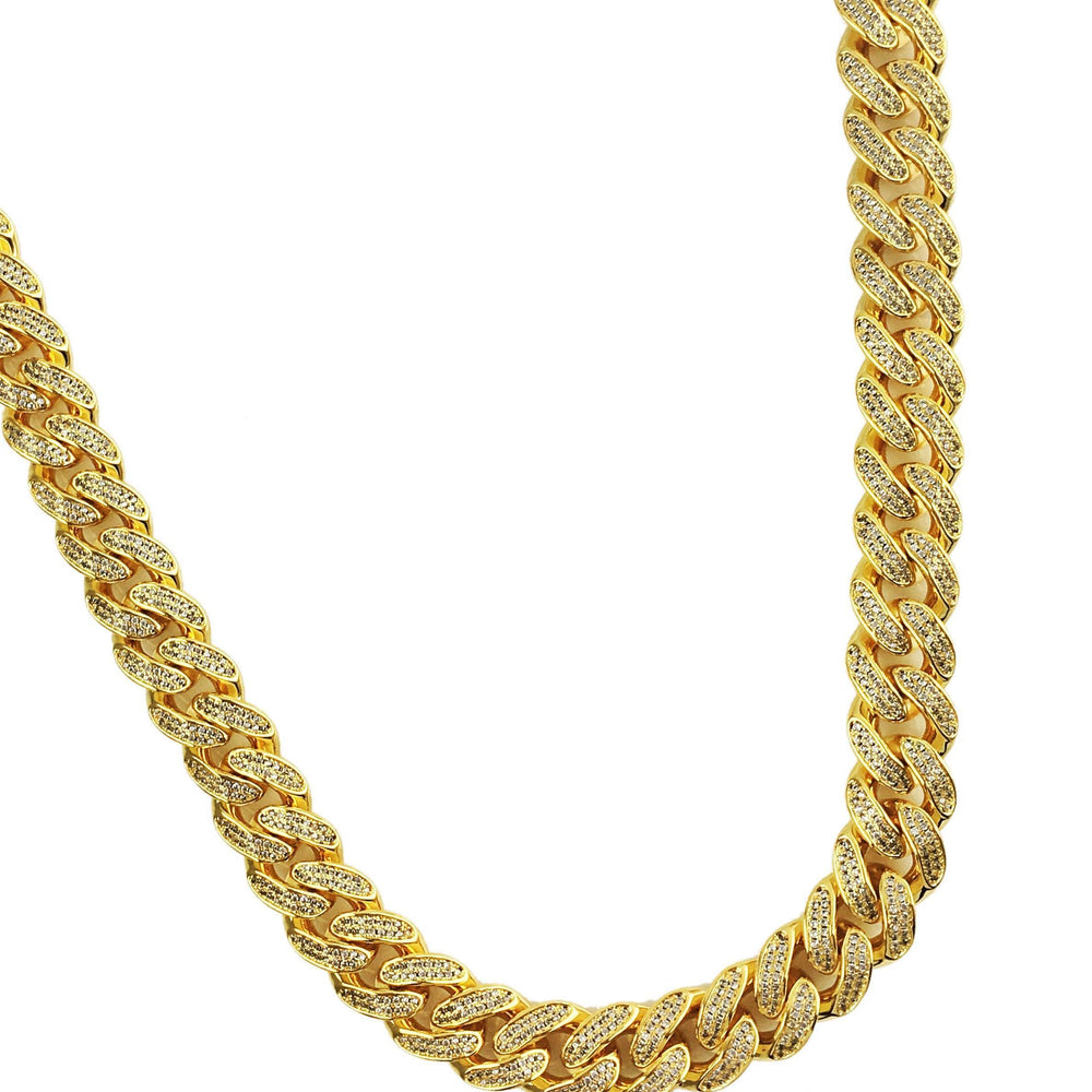 
                  
                    Necklace - Diamond Cuban Link Chain X 18k Gold
                  
                