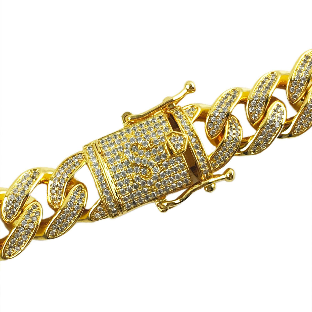 
                  
                    Necklace - Diamond Cuban Link Chain X 18k Gold
                  
                