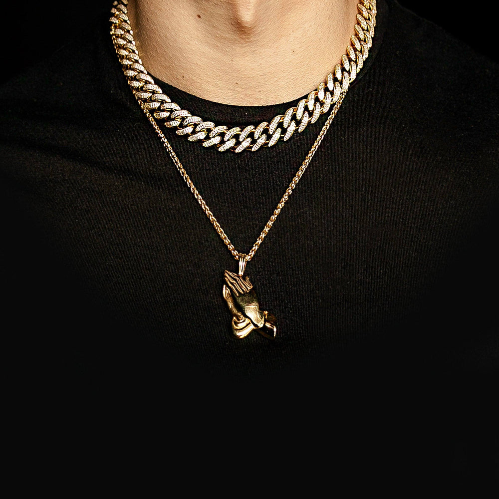 
                  
                    Necklace - Diamond Cuban Link Chain X Gold
                  
                