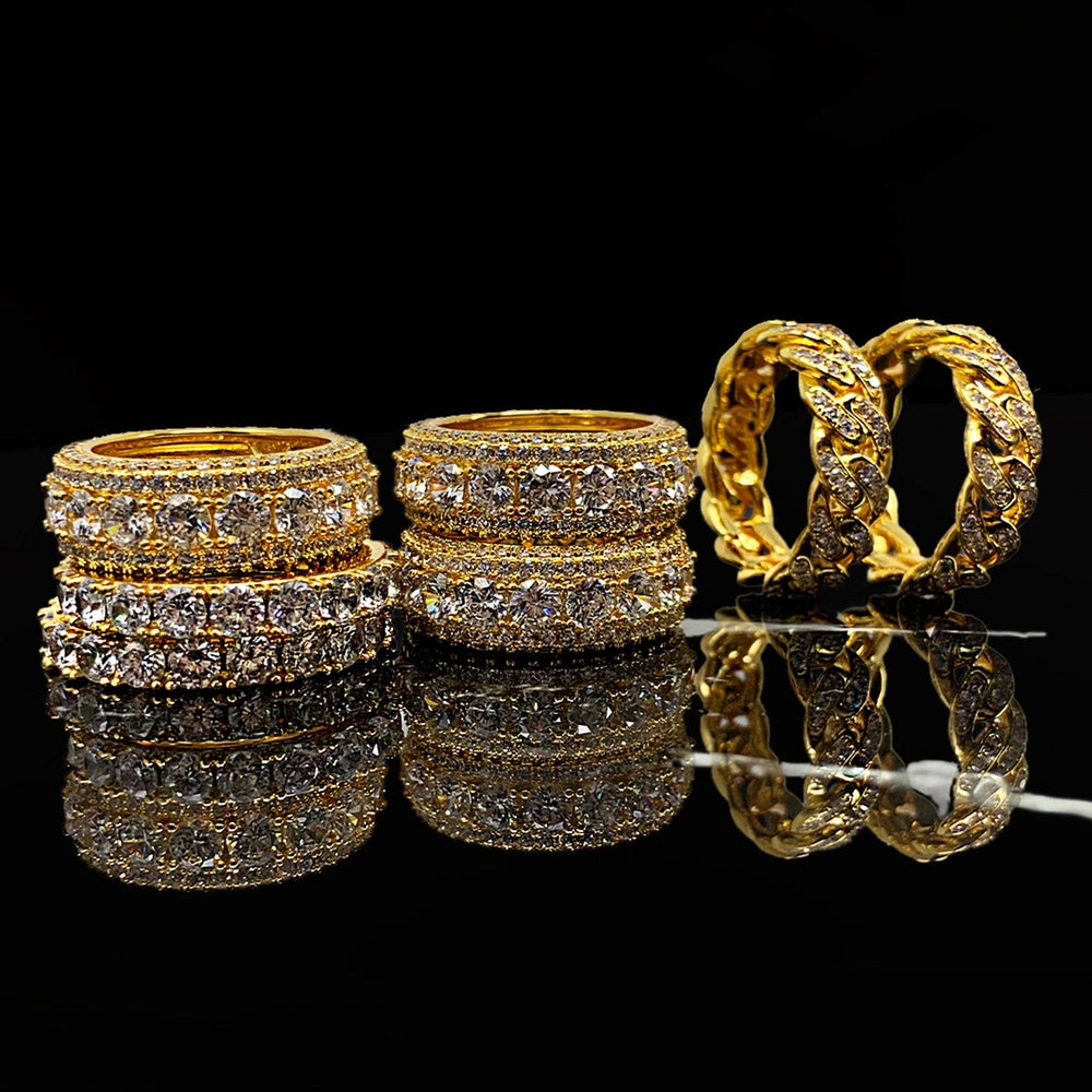 Necklace - Diamond Cuban Link Ring