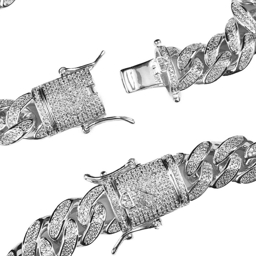 
                  
                    Necklace - Diamond Cuban Set X White Gold
                  
                