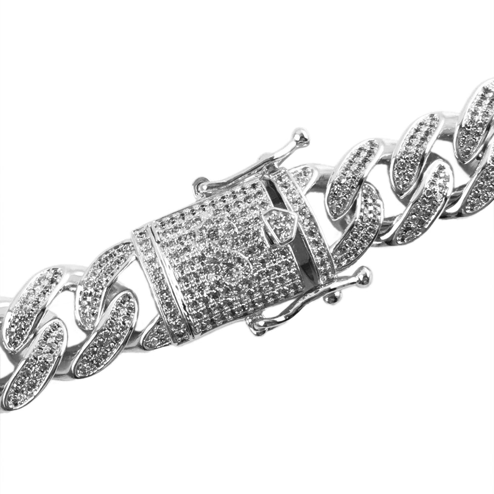 
                  
                    Necklace - Diamond Cuban Set X White Gold
                  
                