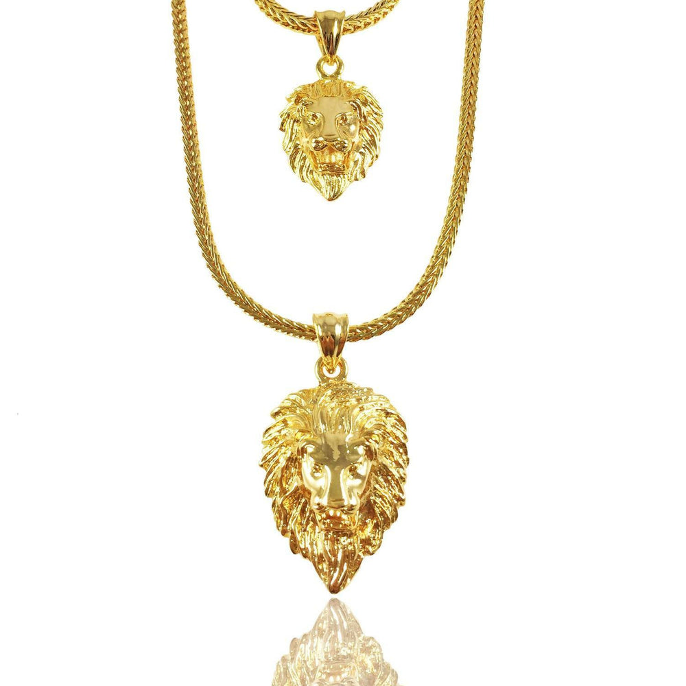 Necklace - Lion Layered Set X 18k Gold