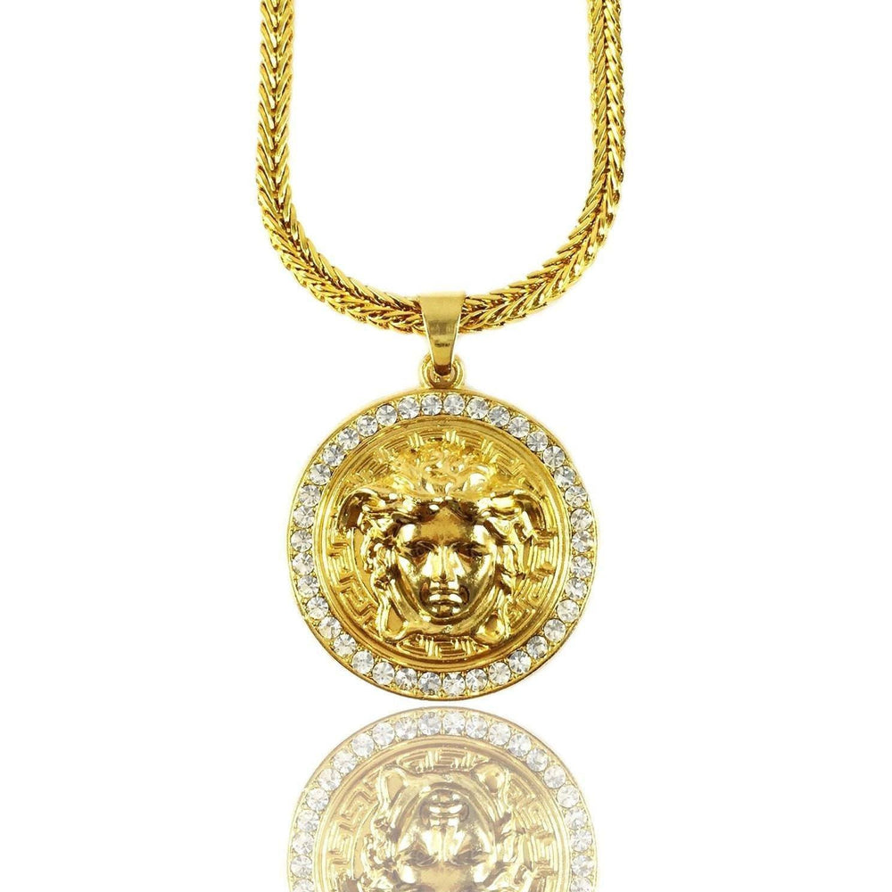 Necklace - Medusa Medallion X 18k Gold