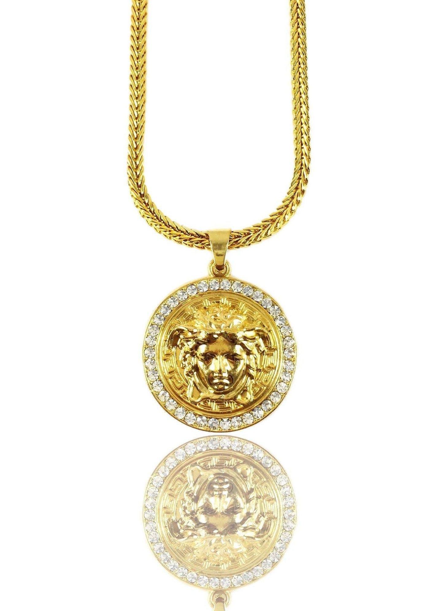 Necklace - Medusa Medallion X 18k Gold