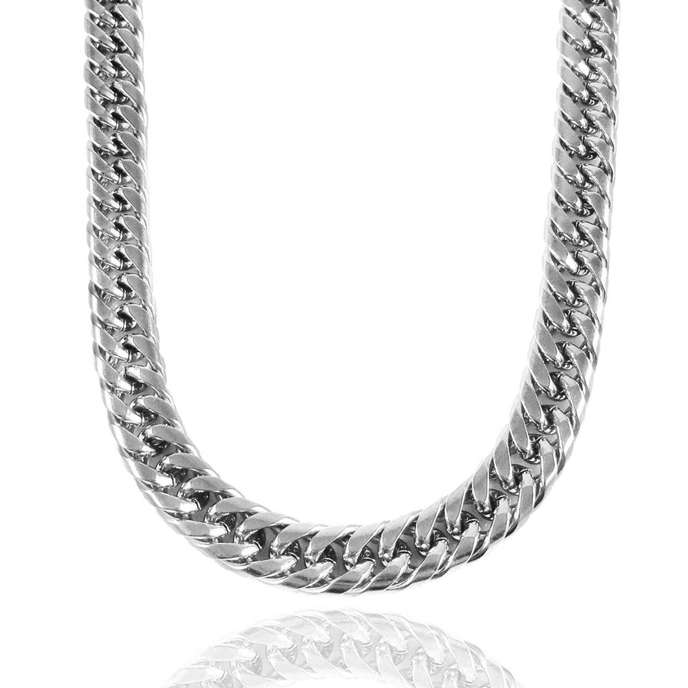 Necklace - The Cuban Link Chain X White Gold