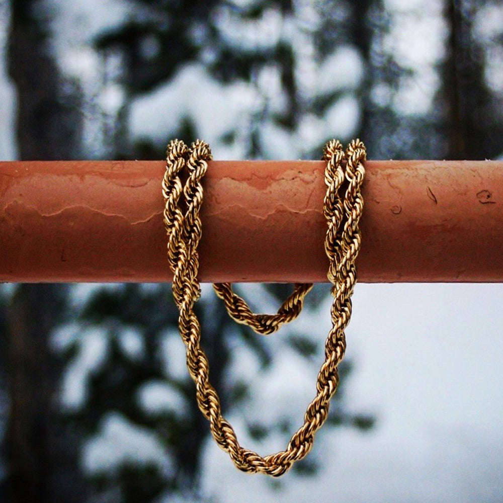 Necklace - The Rope Chain X 18k Gold
