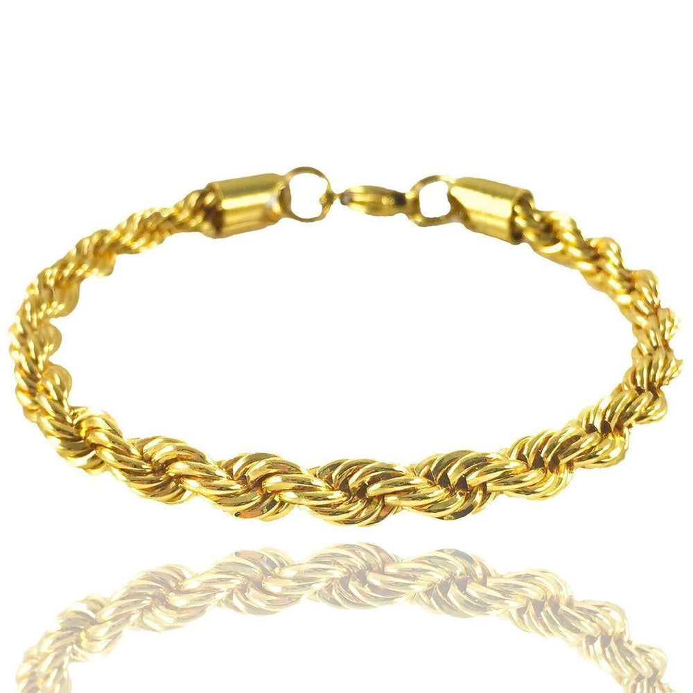 Rope Bracelet X 18k Gold